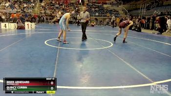 139 lbs Champ. Round 1 - Brier Arnegard, Watford City vs Quincy Corbin, Valley City