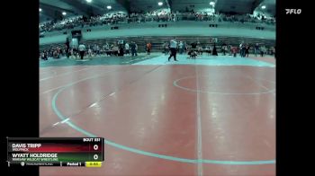 50B Cons. Round 2 - Davis Tripp, Wolfpack vs Wyatt Holdridge, Warsaw Wildcat Wrestling