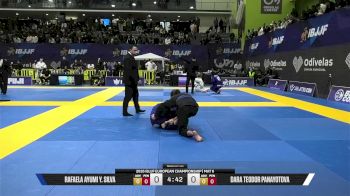 Dara Teodor Panayotova vs Rafaela Ayumi Y. Silva 2026 European Jiu-Jitsu IBJJF Championship