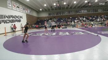 115 lbs Cons. Round 4 - Emellia Winfrey, Tongue River vs Kiera Big Knife, Lander Valley