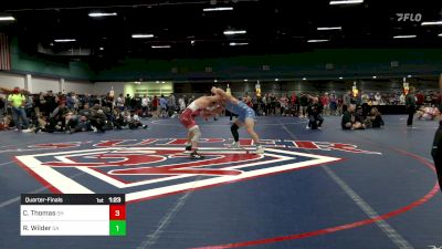 190 lbs Quarterfinal - Carson Thomas, OH vs Ryder Wilder, GA