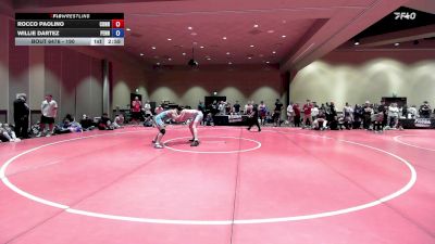 190 lbs Cons. Round 1 - Rocco Paolino, Connecticut vs Willie Dartez, Pennsylvania