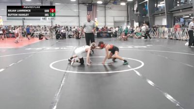 76 lbs Round 3 - 12:30pm Saturday - Sutton Hawley, Oklahoma Elite vs Julian Lawrence, Cali Red