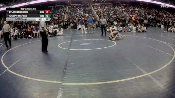 2A 113 lbs Semifinal - Joseph Maples, South Lenoir High School vs Tyler Kendrick, John M. Morehead High School