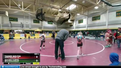 90 lbs Cons. Round 3 - Tanner Skelton, MATPAC Wrestling - ND vs Bayzen Curtis, Belle Fourche Broncs