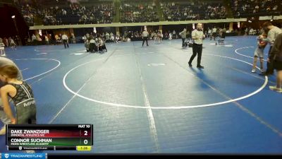 56 lbs Cons. Semi - Connor Suchman, Moen Wrestling Academy vs Dake Zwanziger, Immortal Athletics WC