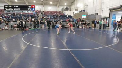 125 lbs Cons. Quarters - Patricia Bray, Vasky Bros Wrestling vs Ramona Reinitz, Team Takedown
