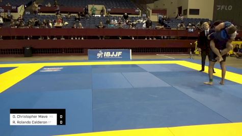 Damian Christopher Maver vs Ruben Rolando Calderon 2024 Pan IBJJF Jiu-Jitsu No-Gi Championship
