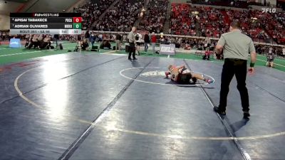 5A 98 lbs 5th Place Match - Adrian Olivares, Mountain Home vs Apisai Tabakece, Pocatello