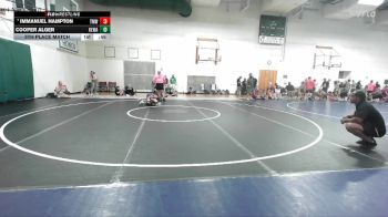 71-77 lbs 5th Place Match - Immanuel Hampton, Team Mascoutah WC vs Cooper Alger, Taylorville Wrestling Club