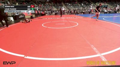 64 lbs Consi Of 4 - Darek Diaz, Cory Clark Wrestling vs Louie Tuason, Choose Hard Wrestling Academy