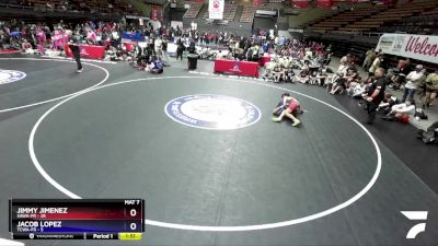 125 lbs Round 4 (10 Team) - Jimmy Jimenez, SAWA-FR vs Jacob Lopez, TCWA-FR