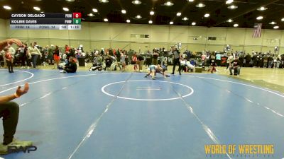 75 lbs Quarterfinal - Cayson Delgado, Prime 9U vs Kolbie Davis, Powerhouse Gold 9U