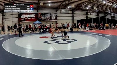 61 kg Champ. Round 1 - Ernest Perry, Spartan Combat RTC/ Titan Mercury Wrestling Club (TMWC) vs Caden Barrientos, Bulls Wrestling Club