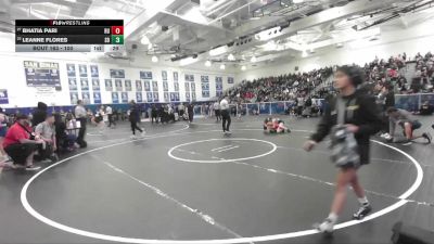 100 lbs Cons. Round 1 - Leanne Flores, San Dimas vs Bhatia Pari, Redondo Union
