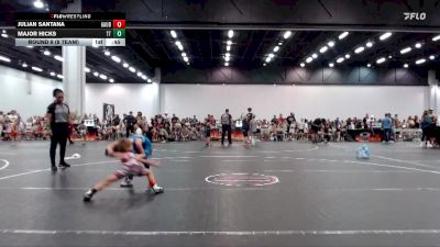 52 lbs Round 6 (8 Team) - Major Hicks, Tennessee Tyrants vs Julian Santana, GA United Blue