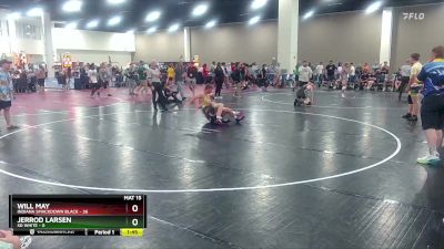 150 lbs Placement - Jerrod Larsen, SD White vs Will May, Indiana Smackdown Black