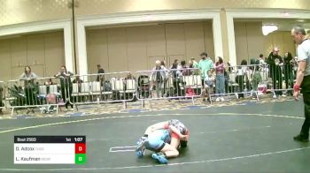 61 lbs Quarterfinal - David Adcox, Tucson Pride WC vs Levi Kaufman, Roundtree Wr Ac