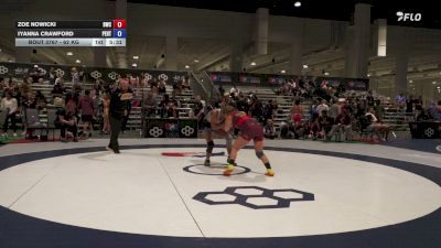 62 kg Cons. Rd Of 16 - Zoe Nowicki, Bulldog Wrestling Club vs Iyanna Crawford, Pembroke RTC
