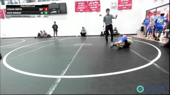 52 lbs Quarterfinal - Logan Smith, Smith Wrestling Academy vs Jace Wright, Tuttle Wrestling