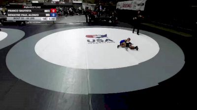 49 lbs Champ. Round 1 - Franco Bautista, MTC - MANTANONA TRAINING CENTER vs Dewayne Paul Alonzo, Wright Wrestling Academy