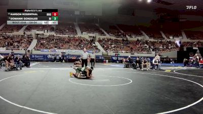 138-D4 Cons. Round 2 - Karson Rosenthal, Blue Ridge High School vs Domanik Gonzales, Miami High School