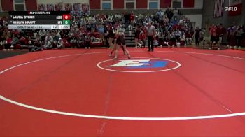 115 lbs Cons. Semi - Laura Stohr, Algona vs Joslyn Kraft, North Fayette Valley