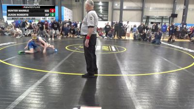 115 lbs Consi Of 4 - Hunter Marble, Hedgesville vs Jaxon Roberts, Shippensburg