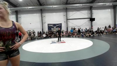 58 kg Quarterfinal - Nohea Booth, Surfside Girls - W vs Emma Bacon, Mat Demon - W