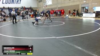 157 lbs Cons. Round 4 - Devonya Kee, Simpson (Calif.) vs Chase Dennis, Clackamas Community College