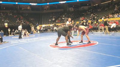 285 Class 2 lbs Cons. Round 1 - Reggie Jones, St. Charles West vs Cristian Mondragon, Strafford