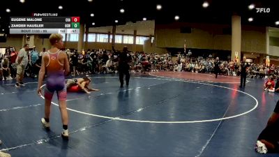95 lbs Round 1 - Zander Hausler, Heard County Wrestling vs Eugene Malone, Clementi`s Gladiators Academy