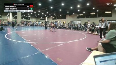135 lbs Round 3 - Braden Gress, Trojan Wrestling Academy LLC vs Aiden Overton, Tough House