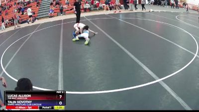 70 lbs Round 3 - Lucas Allison, The Best Wrestler vs Talin Novotny, Hawks Wrestling Club (Lincoln)