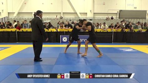 Christian Camilo Coral Cabrera vs Andy Sylvester Gomez 2025 World IBJJF Jiu-Jitsu No-Gi Championship