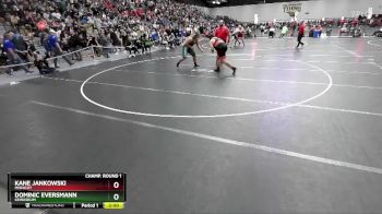 285 lbs Champ. Round 1 - Kane Jankowski, Mishicot vs Dominic Eversmann, Kewaskum