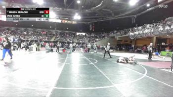 113 lbs Champ. Round 2 - Jake Jones, Bishop Kelly vs Mason Miracle, Hermiston Oregon