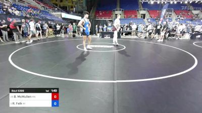 190 lbs Rnd Of 32 - Blake McMullen, MN vs Reed Falk, WI