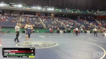3A 285 lbs Cons. Round 2 - Landon Michael, Franklinton vs Alex Jukoski, Central Academy Of Technology And Arts