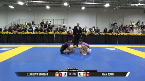 Noam Koren vs Elijah David Brinegar 2026 Pan IBJJF Jiu-Jitsu No-Gi Championship