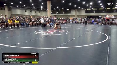 120 lbs Round 1 (4 Team) - Mason Kaye, BHWC/Duval Elite vs Peyton Breaux, Pod Squad