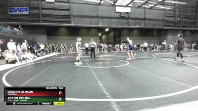 105 lbs Cons. Round 2 - Kestin Kisling, Elk County Cobras vs Draven Denson, Winfield