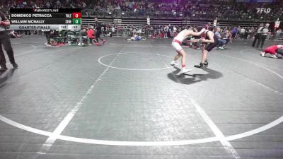 128 lbs Quarterfinal - Domenico Petracca, Yale Street vs William McNally, Seneca