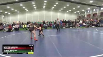 110 lbs Round 4 (6 Team) - Blaine Vandyke, Montana White vs Westen Lindeen, Montana Silver