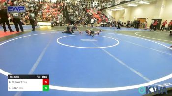 46-49 lbs Consi Of 4 - Asher Stewart, Vian Wrestling Club vs Elliot Gann, Raw Wrestling Club