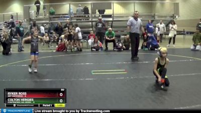 50 lbs Round 5 (6 Team) - Colton Hergies, Contenders WA Green vs Ryker Ross, Get Hammered