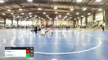 120 lbs Rr Rnd 1 - Tyler Clark, All-American Wrestling Club vs Alan Koehler, Team Carnage