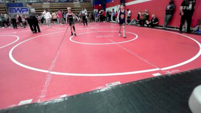 67 lbs Consi Of 4 - Myles Flesner, Team Tulsa Wrestling Club vs Jett Runk, Sperry Wrestling Club