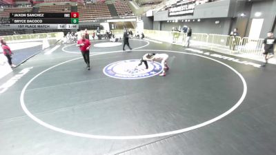 113 lbs 1st Place Match - Jaxon Sanchez, Reign Wrestling Club vs Bryce Dacoco