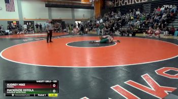 105 lbs 7th Place Match - Audrey Mike, Marion vs Mackenzie Ostola, Dubuque Hempstead